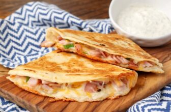 Ham and Cheese Quesadilla – Barefeet within the Kitchen