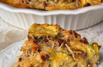 Inconceivable Zucchini Pie with Sausage